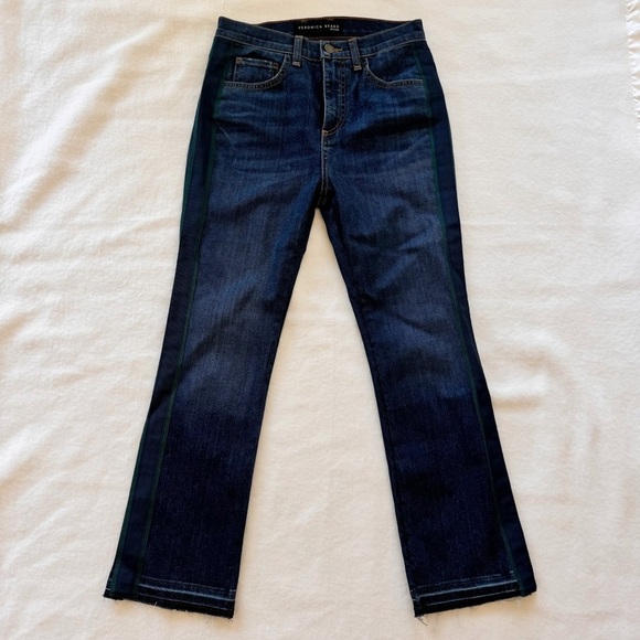Veronica Beard Carly Kick Flare High Rise Jeans Size 26/2 - Picture 10 of 11